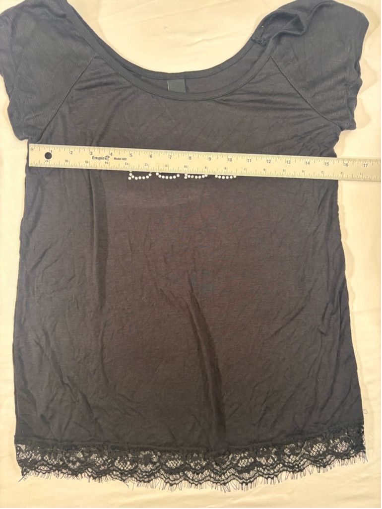Bebe Women's Bebe Black T-Shirt Size L Size L / US 10 / IT 46 - 2 Thumbnail