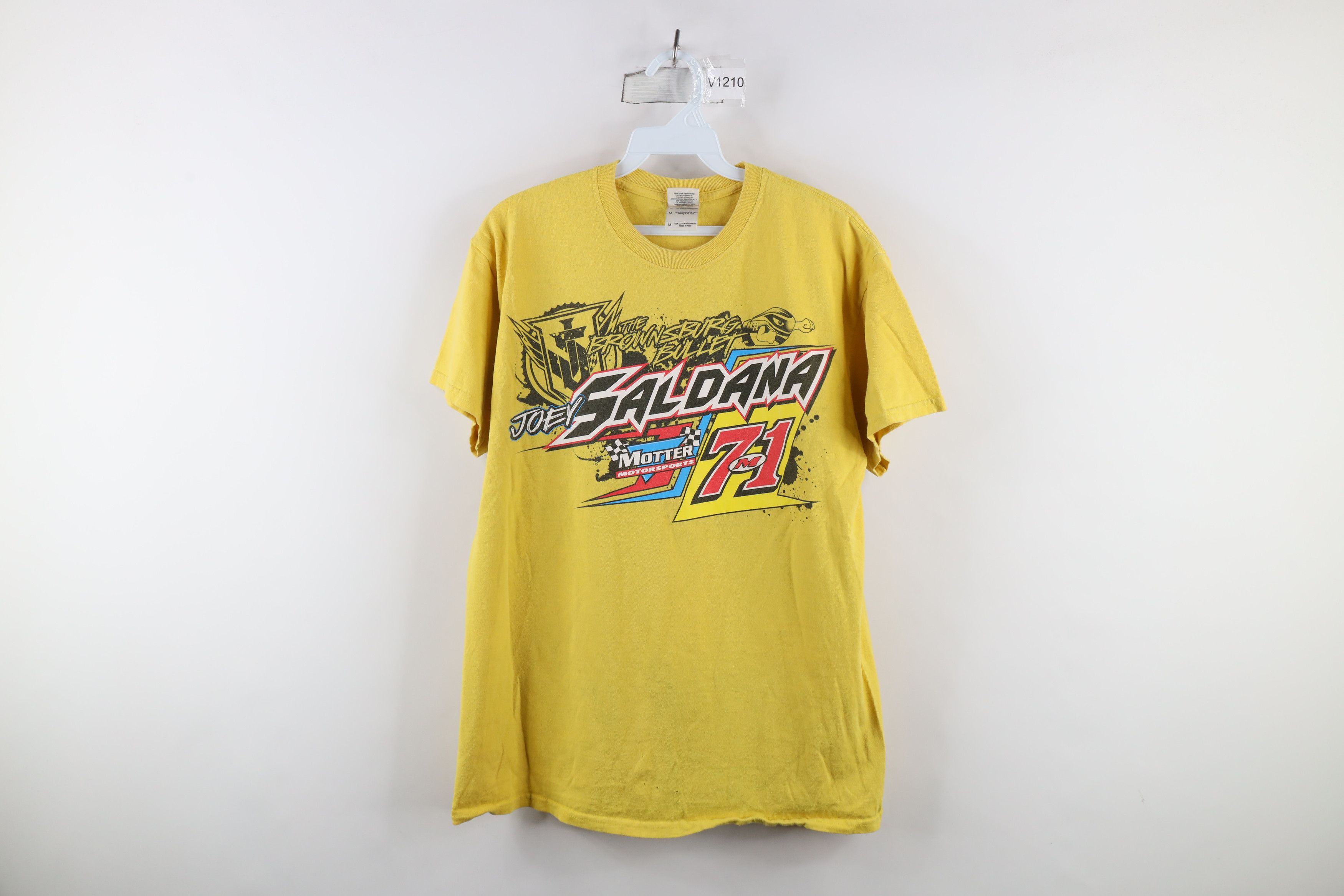 Vintage Streetwear Saldana The Brownsburg Bullet Racing T-Shirt Size US M / EU 48-50 / 2 - 1 Thumbnail
