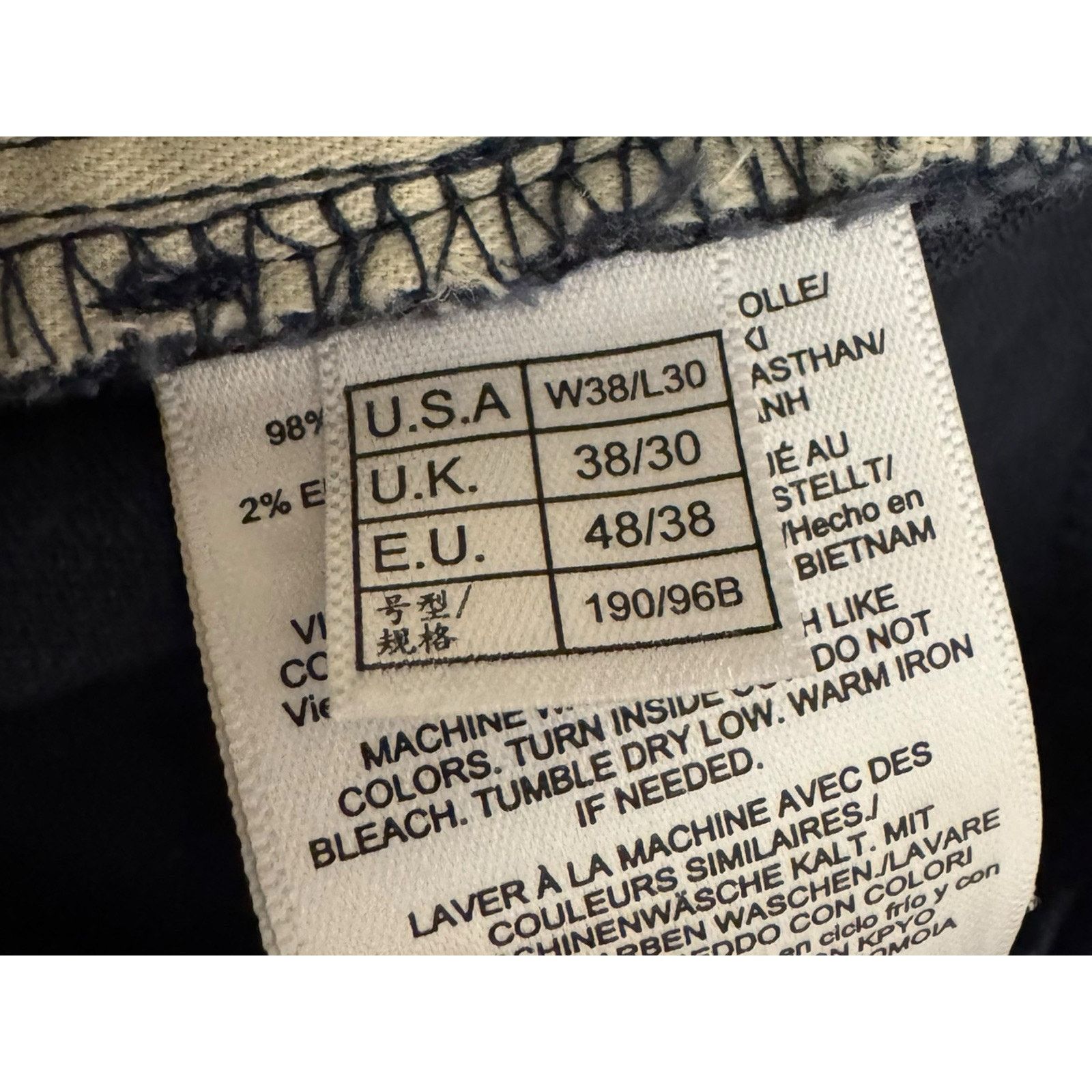 Brooks Brothers BROOKS BROTHERS Corduroy Pants Navy Blue Flat Front Cotton Size US 38 / EU 54 - 8 Thumbnail