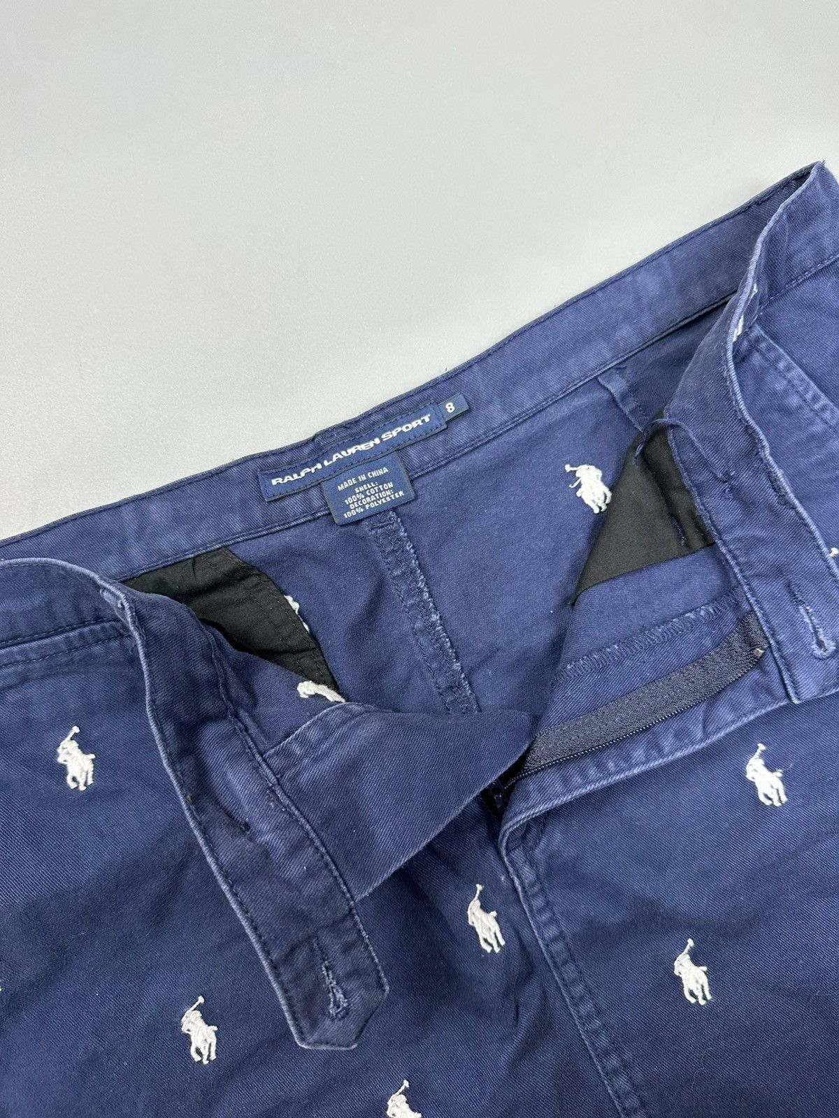 Polo Ralph Lauren Polo Ralph Lauren Monogram Mini Skirt Size 30" / US 8 / IT 44 - 3 Thumbnail