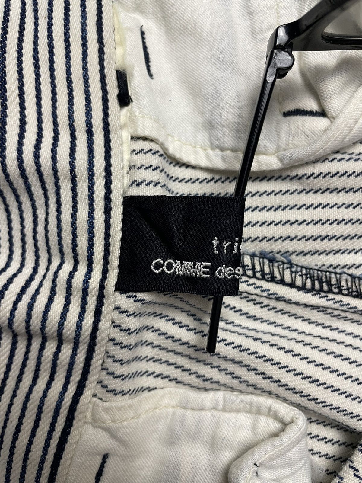 Comme des Garcons × Junya Watanabe × Tricot Comme des Garcons AW03 Tricot Comme des Gacons Hickory Cuffed Pants Size 27" / US 4 / IT 40 - 6 Thumbnail