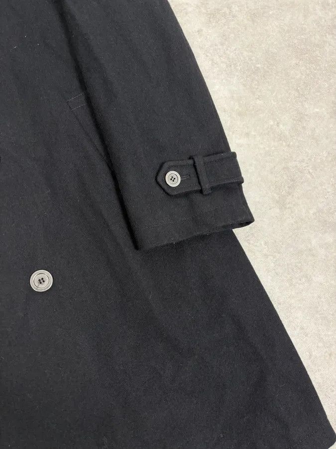 Burberry 2000s Burberry Black Double-Breasted Wool Coat Size US L / EU 52-54 / 3 - 8 Thumbnail