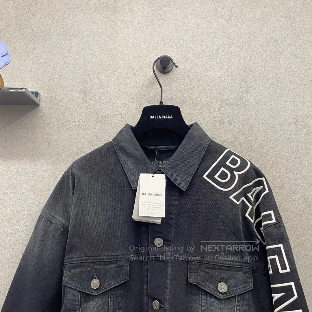 Balenciaga balenciaga stylish denim jacket size s. Size US S / EU 44-46 / 1 - 4 Thumbnail