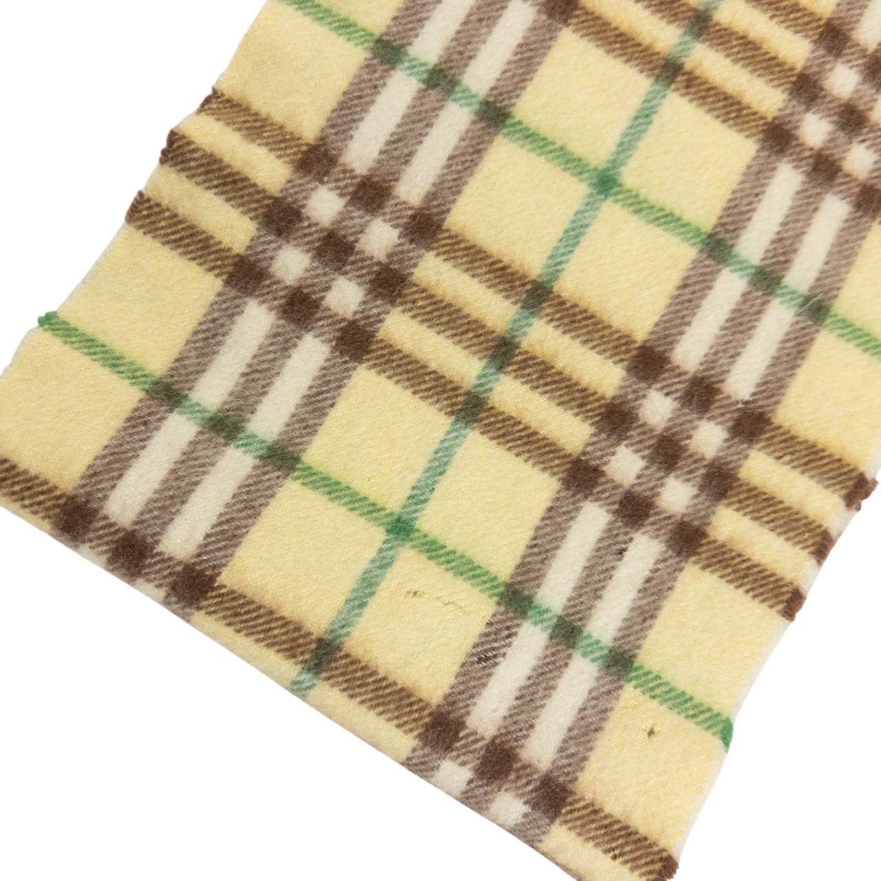 Burberry Vintage Burberry Nova Check Cashmere Tassel Scarf Size ONE SIZE - 6 Thumbnail