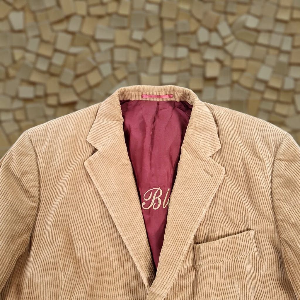 Gant GANT Blazer Men Corduroy Brown 42 R Single Breasted Vintage Jacket Slim? No Pattern Size 42R - 1 Thumbnail