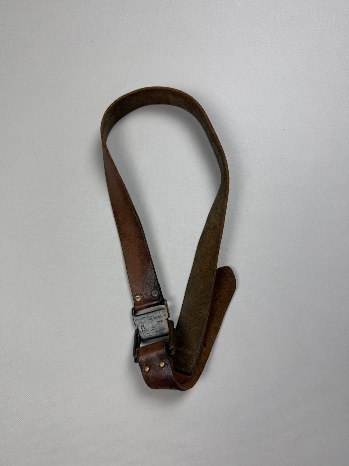 Allsaints Allsaints Vintage Avant-Garde Leather Belt Size ONE SIZE - 2 Thumbnail