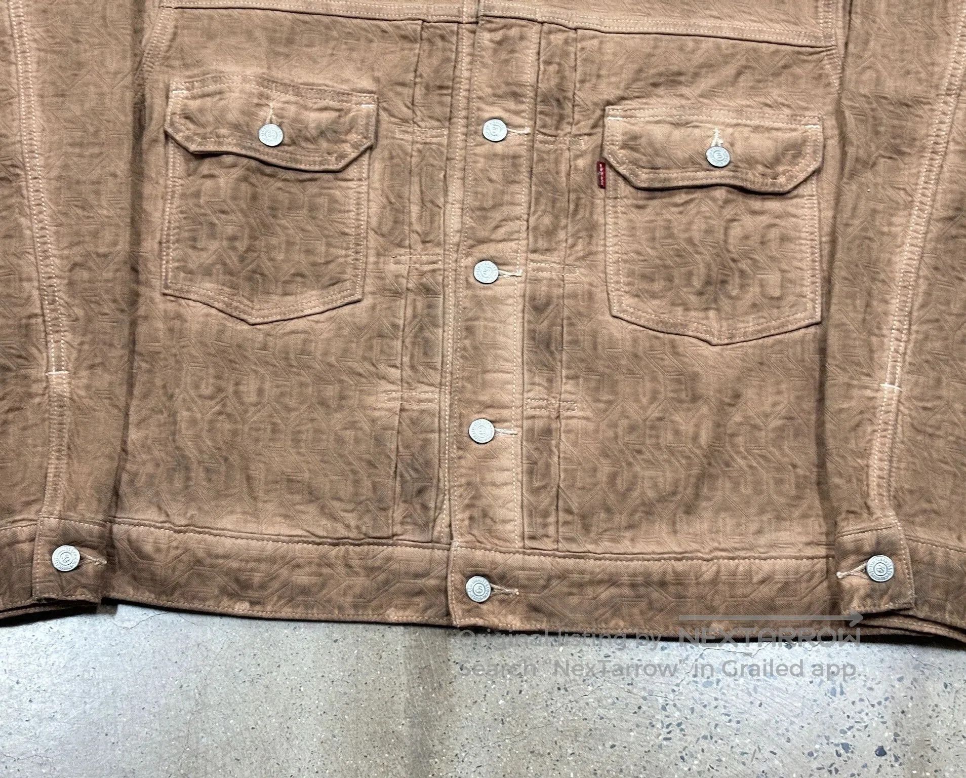 Stussy Stussy x Levis Jacquard Work Jacket. Size US L / EU 52-54 / 3 - 6 Thumbnail