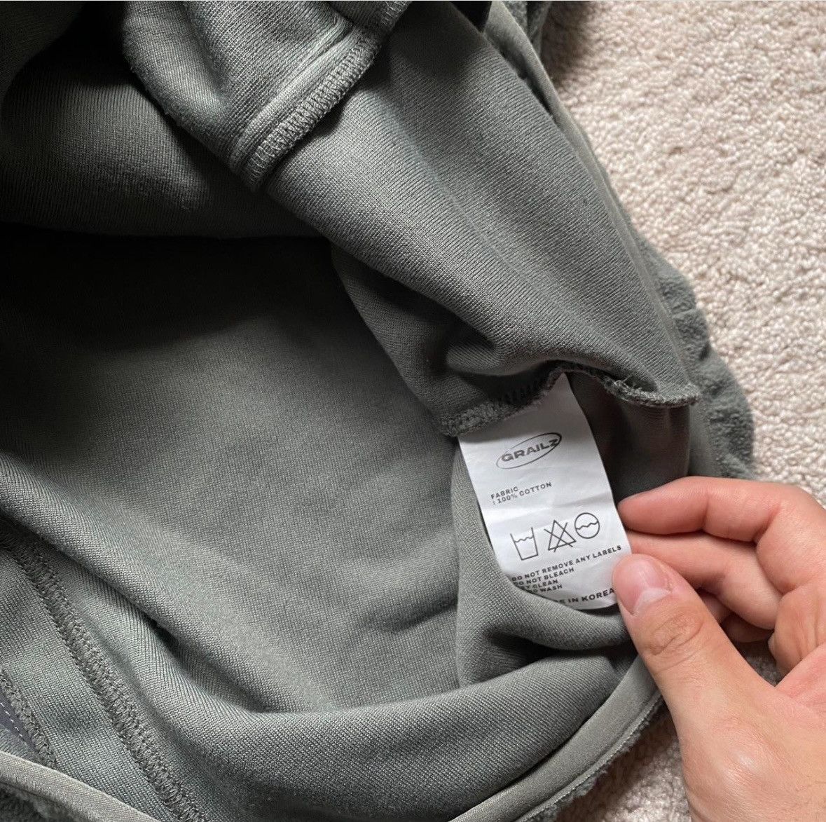 GRAILZ CAST 12 : Geometry Split Zip Hoodie Size US L / EU 52-54 / 3 - 4 Thumbnail