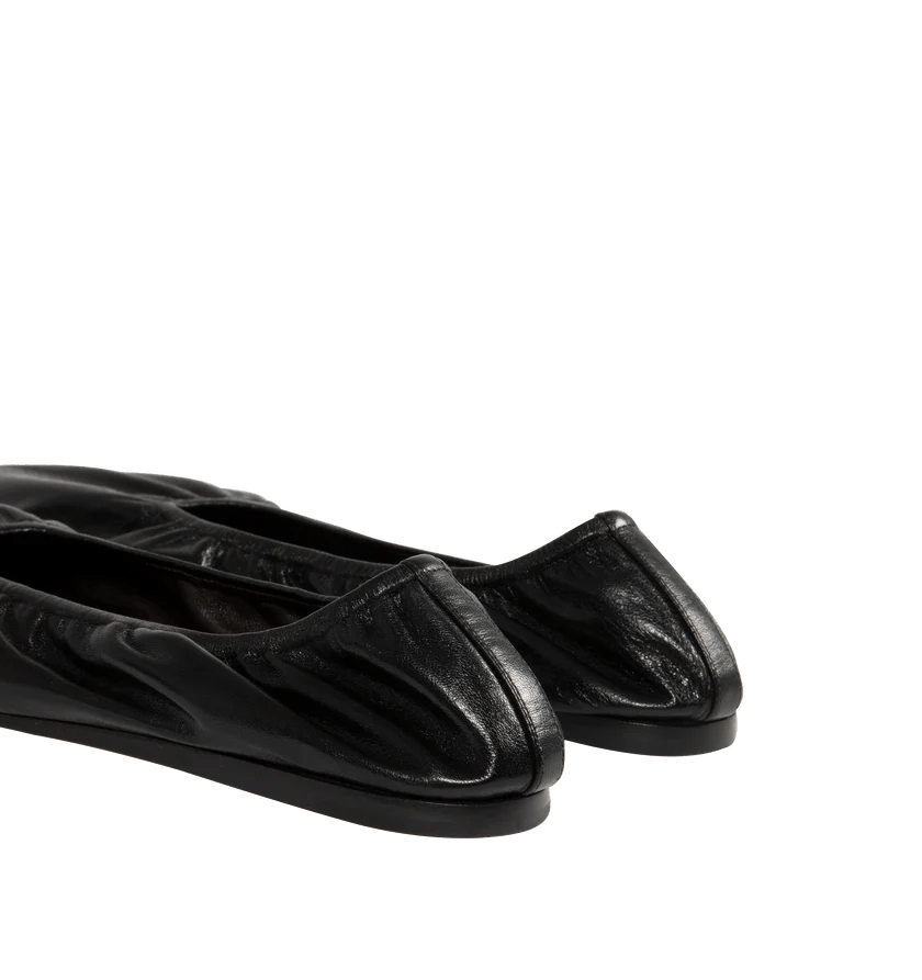 The Row o1h1sh11225 Liisa Flat in Black Size US 6.5 / IT 36.5 - 3 Thumbnail