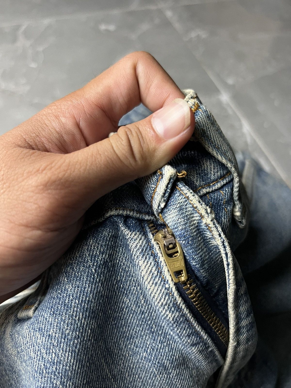 Levi's × Vintage Custom Levis Studded Cow Hair Pocket Size US 31 - 8 Thumbnail