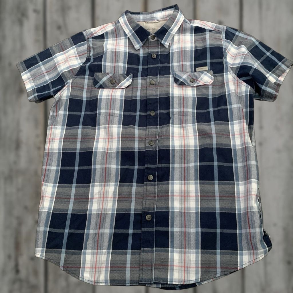 Eddie Bauer Eddie Bauer Shirt Mens Sz Medium Blue Plaid Vented Fishing Hiking Outdoor Size US M / EU 48-50 / 2 - 1 Thumbnail
