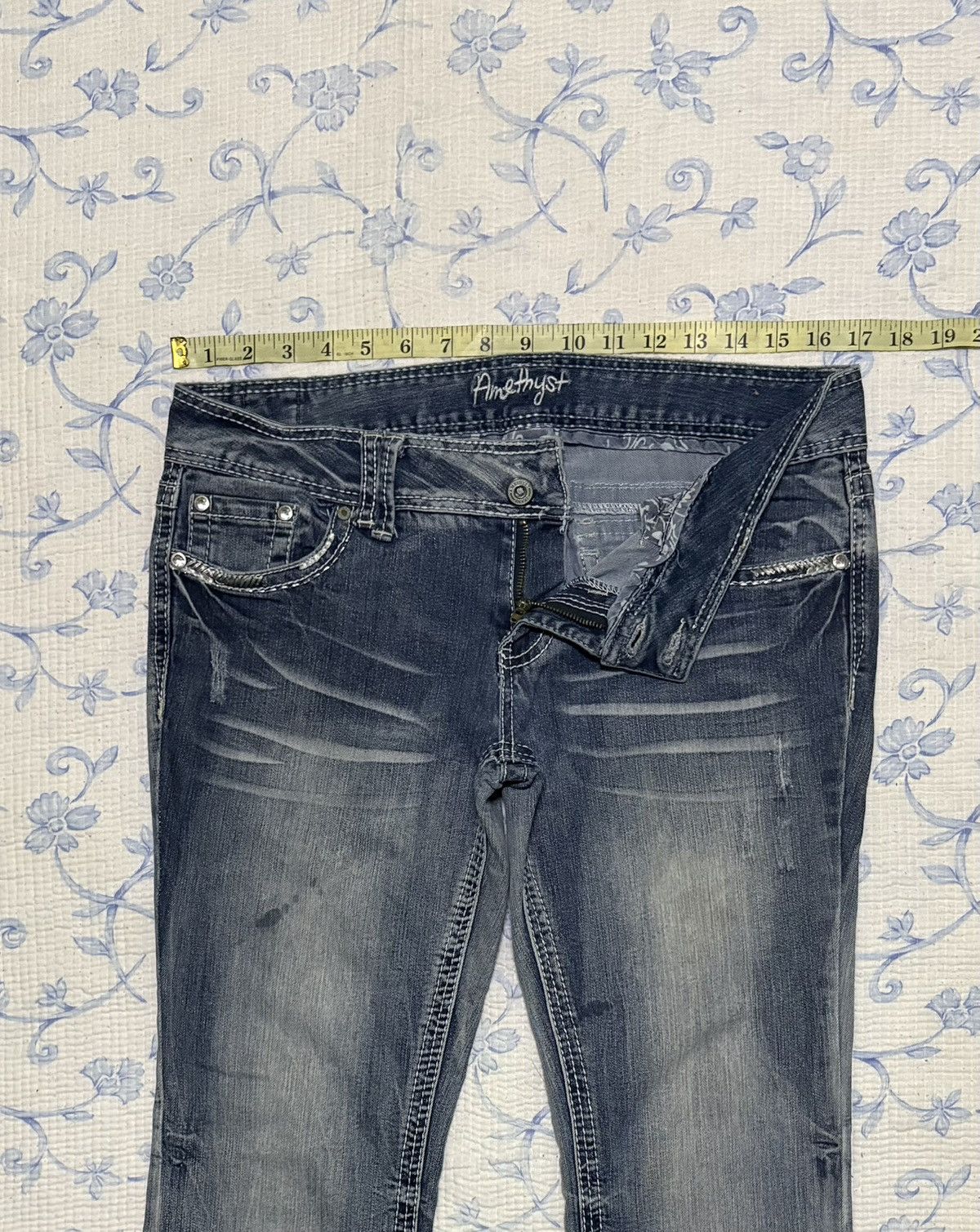 Vintage Amethyst Streetwear Jeans Flared Denim Size US 34 / EU 50 - 4 Thumbnail