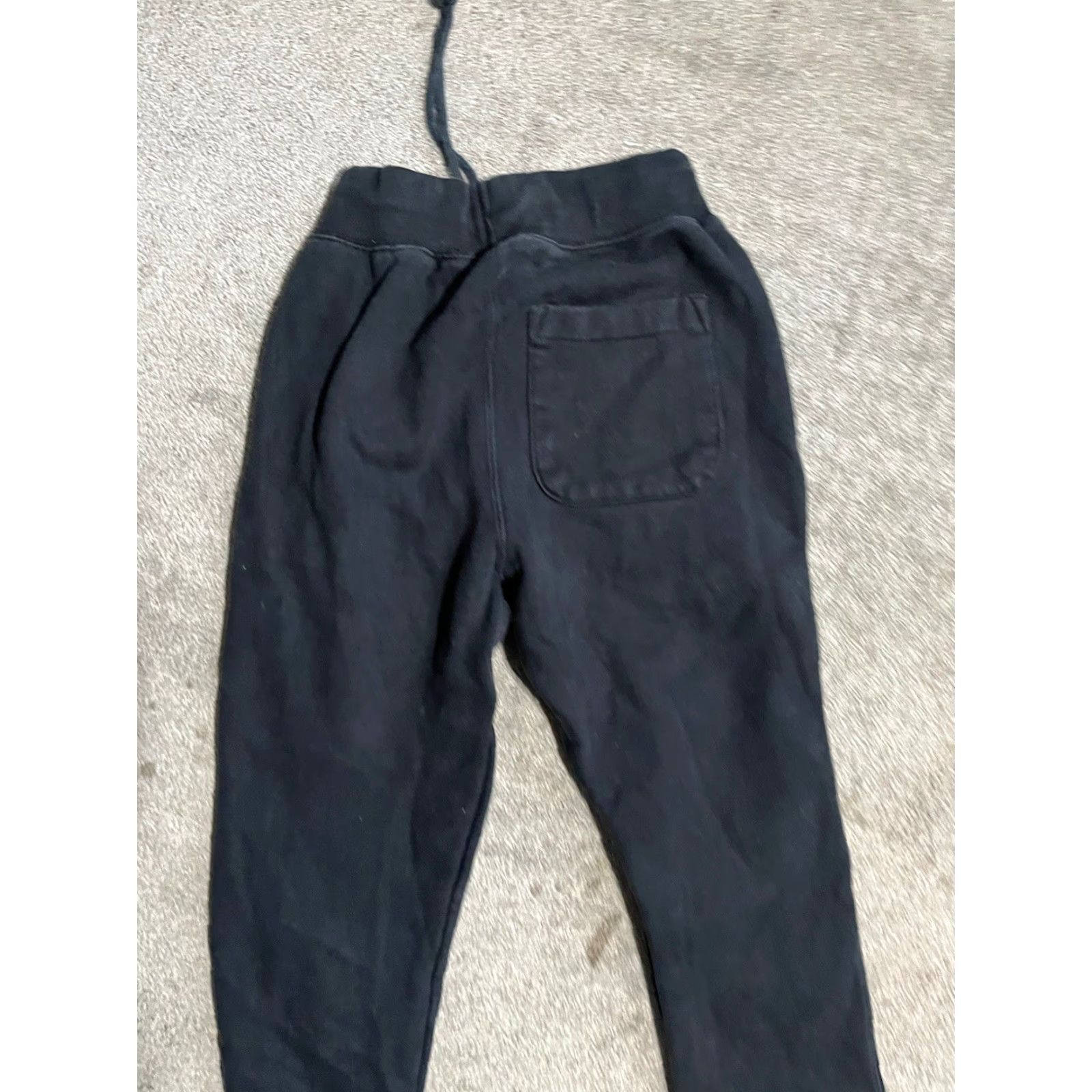 Champion Champion Sweatpants Men’s S Reverse Weave Pocket Logo Black Cotton Solid Size US 29 - 4 Thumbnail