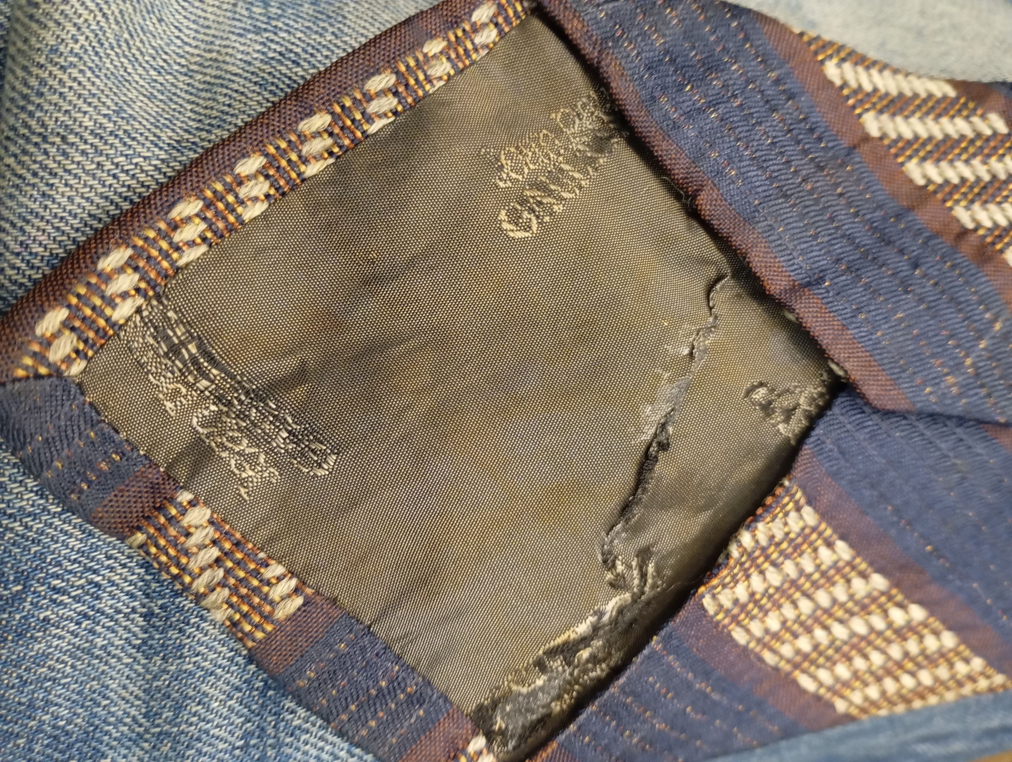 Jean Paul Gaultier Distressed Jean Paul Gaultier Tiie Necktie Made in Italy Size ONE SIZE - 4 Thumbnail