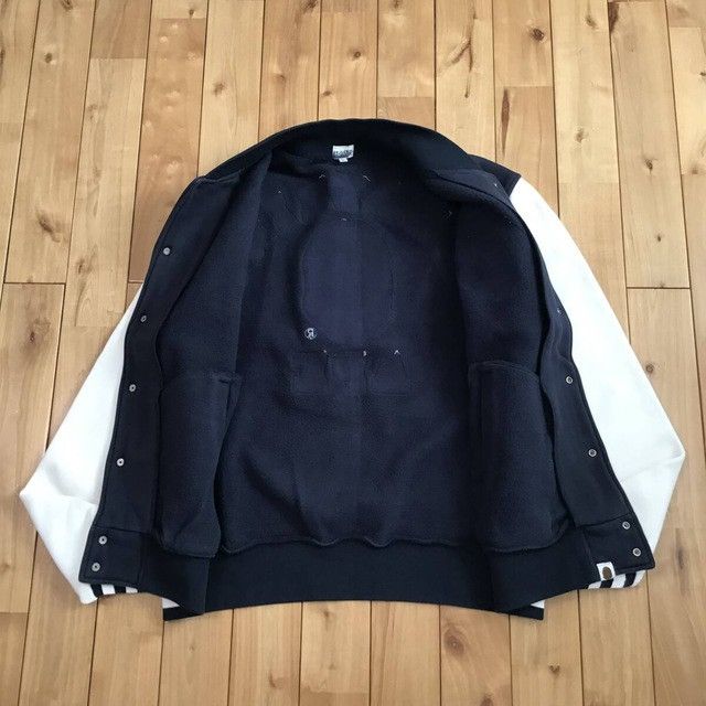 Bape × Nigo BAPE college logo sweat varsity jacket a bathing ape NIGO Size US L / EU 52-54 / 3 - 8 Thumbnail