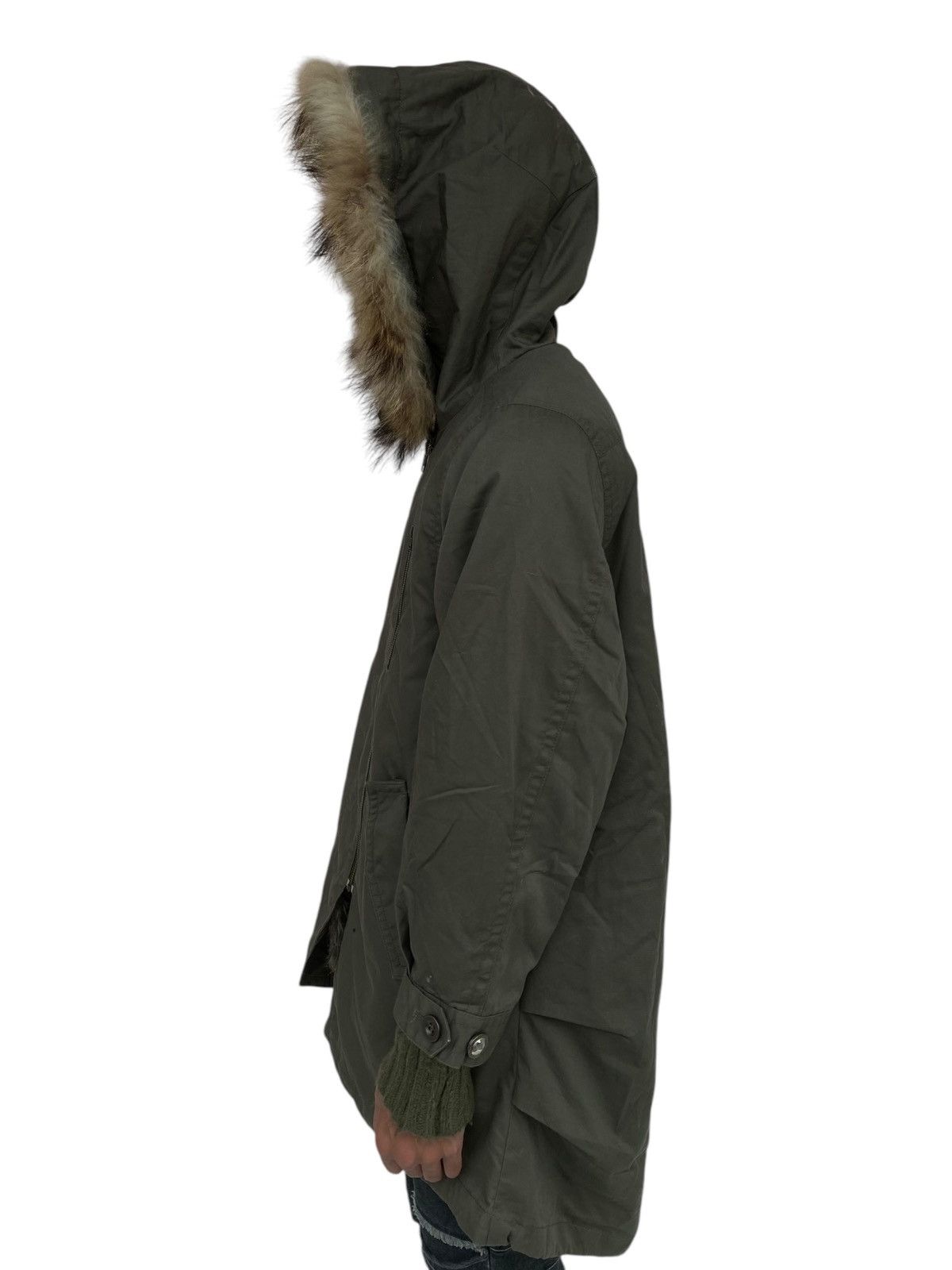 Japanese Brand × PPFM 2000s Jeanasis - Fur Raccoon Hoodie Jacket Size US M / EU 48-50 / 2 - 2 Thumbnail