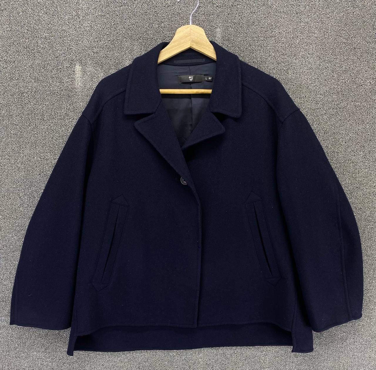 Jil Sander Jill Sander x Uniqlo Beigi Wool Coat Jacket Size L / US 10 / IT 46 - 1 Thumbnail