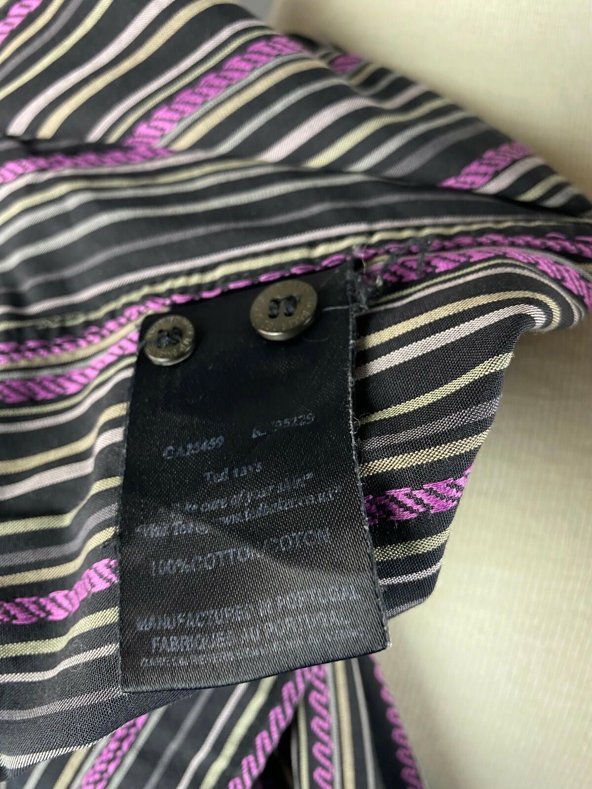 Ted Baker Men Ted Baker Multicolor Striped Dress Shirt Size 4 Size US M / EU 48-50 / 2 - 11 Thumbnail