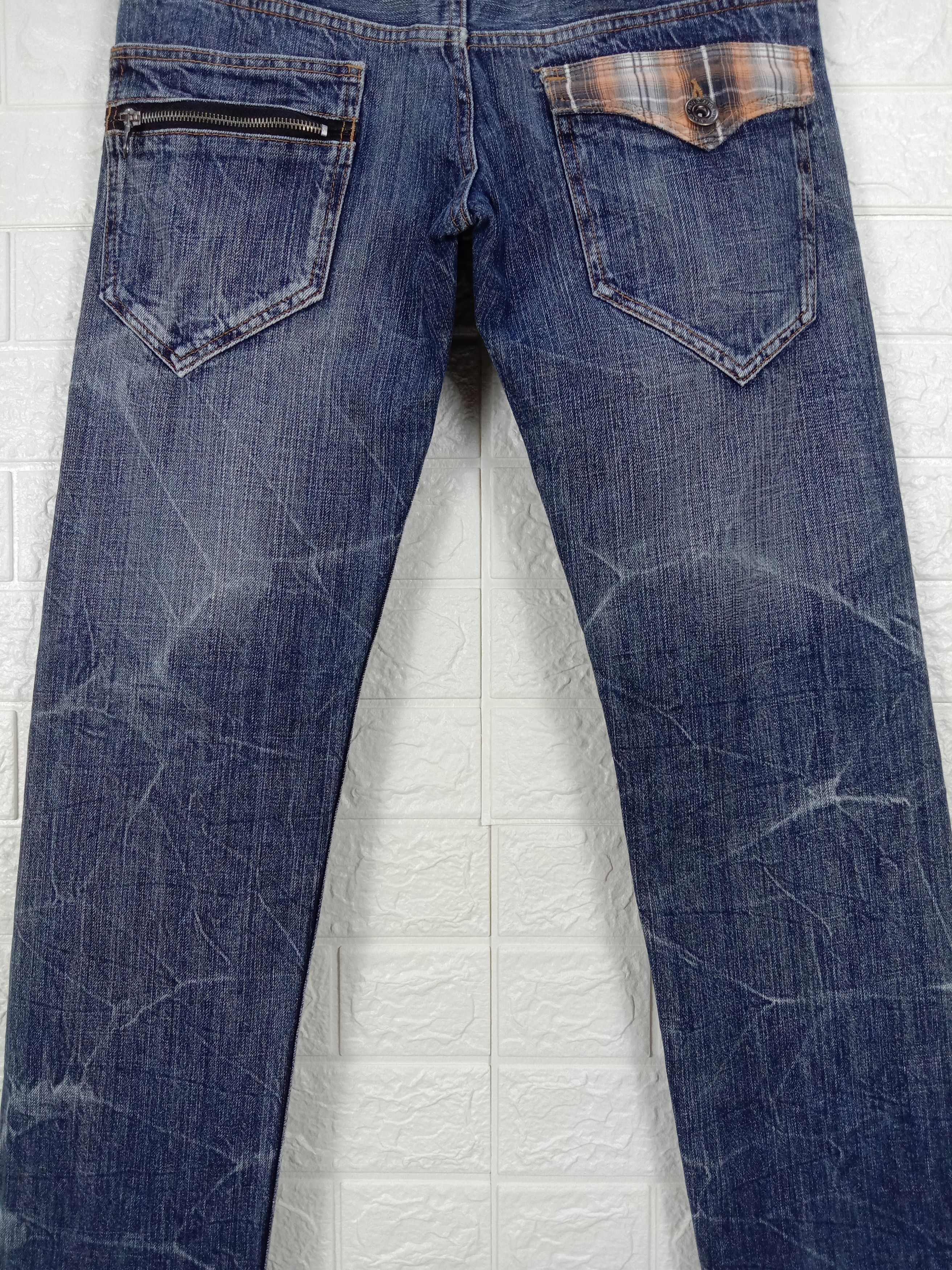 Japanese Brand Vintage Japanese Sirmione Hybrid Double Waist Jeans Size US 31 - 7 Thumbnail