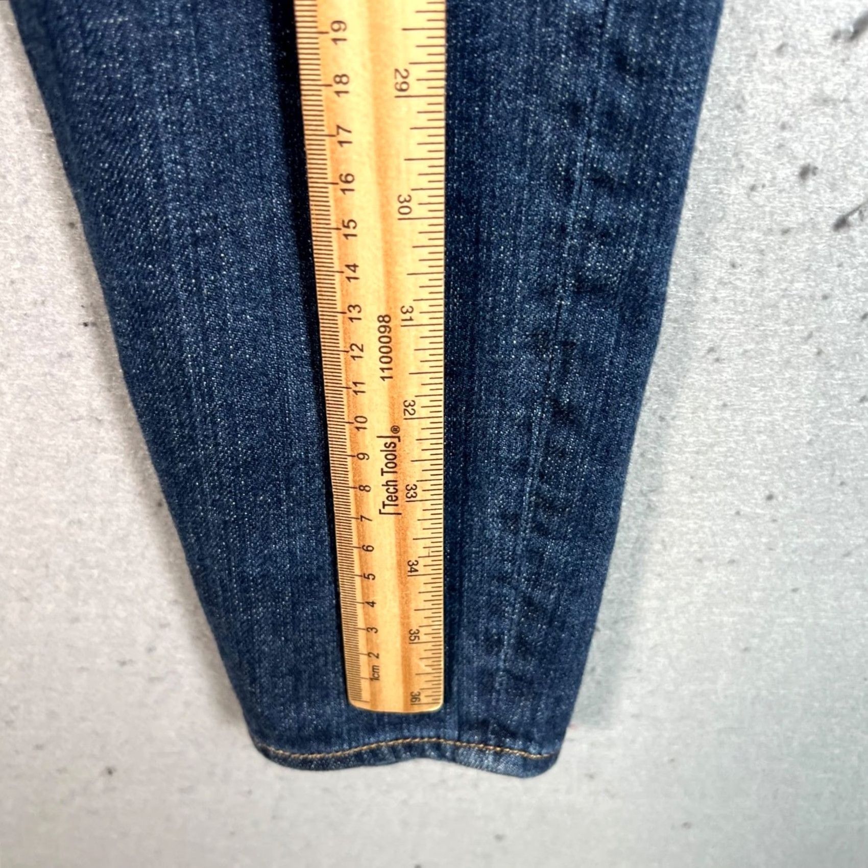 Abercrombie & Fitch Abercrombie & Fitch Womens Skinny Jeans Blue Denim Stretch 26 x 31 5-Pocket Regular Size Threaded Size 26" / US 2 / IT 38 - 6 Thumbnail