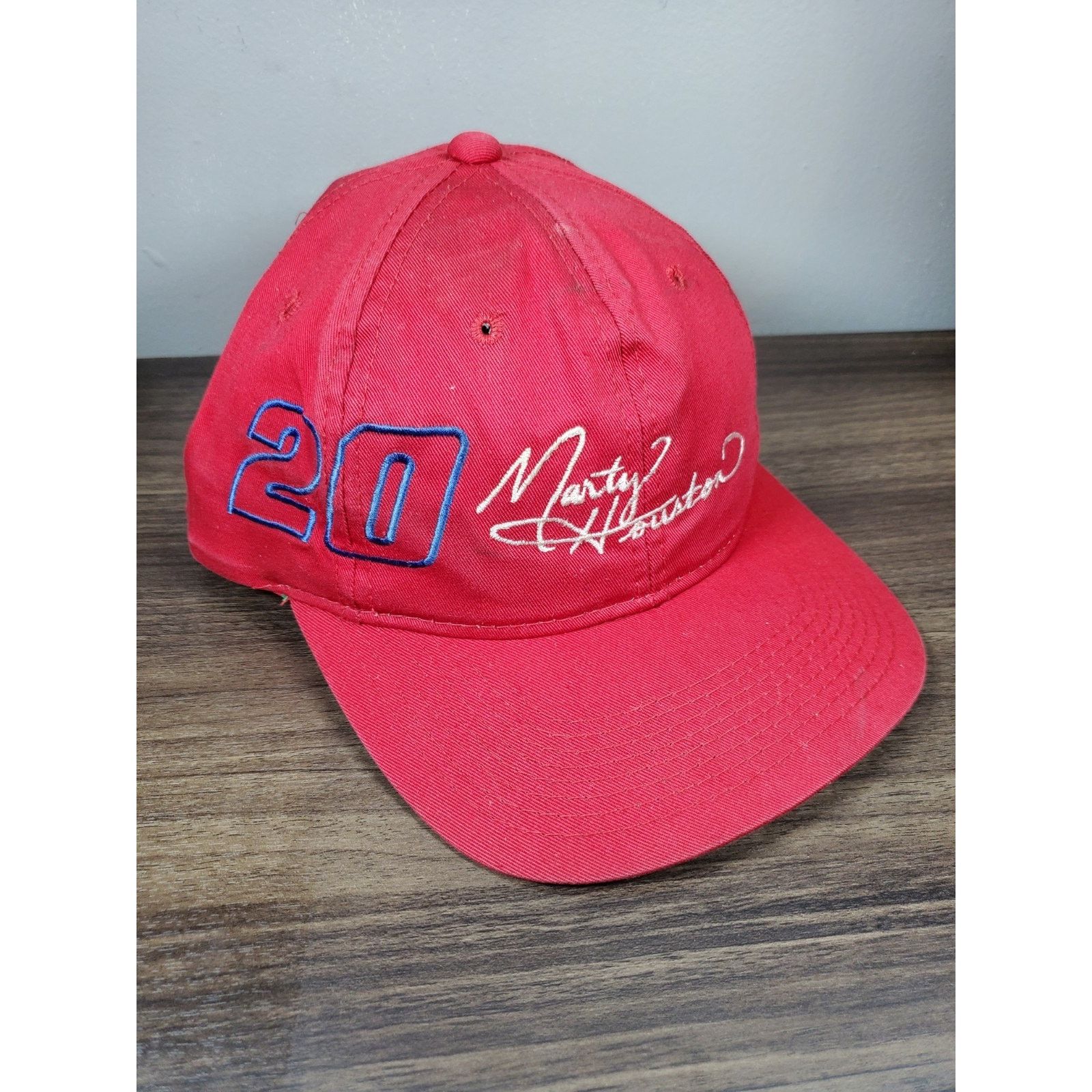 NASCAR × Vintage Marty Houston Racing #20 Snapback Hat Cap Truck Series IGA Size ONE SIZE - 1 Thumbnail