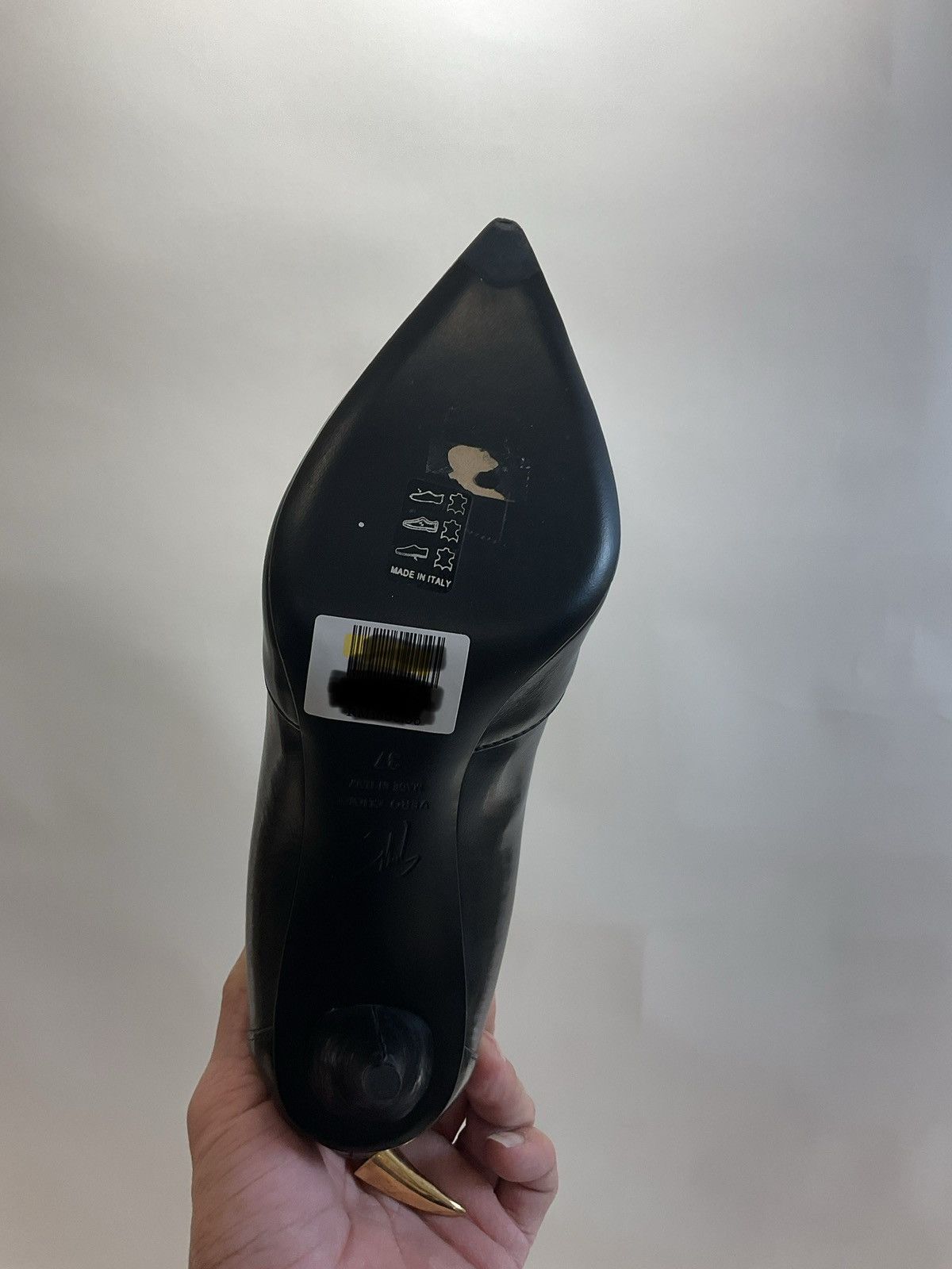 Giuseppe Zanotti Giuseppe Zanotti Black Leather Ankle Boots Size US 7 / IT 37 - 9 Thumbnail