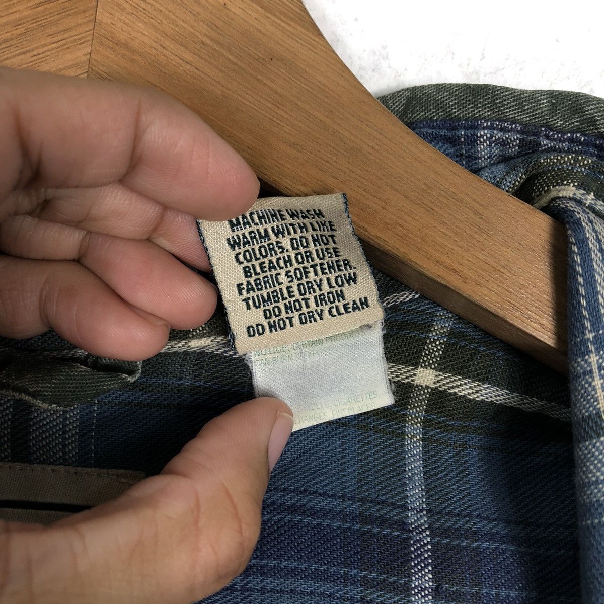 Japanese Brand 🔥Vintage Chore Jacket L.L.Bean Tartan Checked Lining Size US M / EU 48-50 / 2 - 19 Thumbnail
