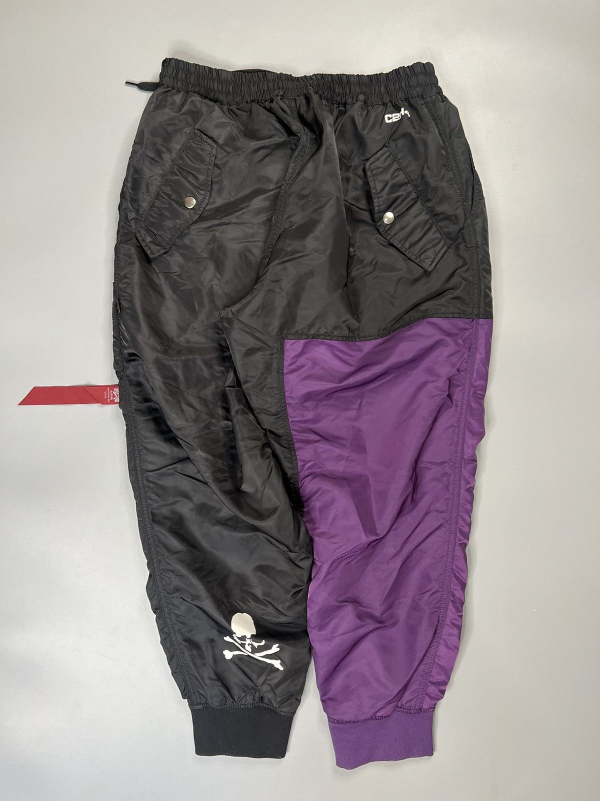 Alpha Industries Alpha industries x C2H4 x MMJ Nylon Patchwork Sweat Pants Size US 35 - 4 Thumbnail