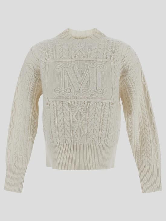 Max Mara MAX MARA Women Hoodies 2511361041600 001 White Size M / US 6-8 / IT 42-44 - 1 Thumbnail