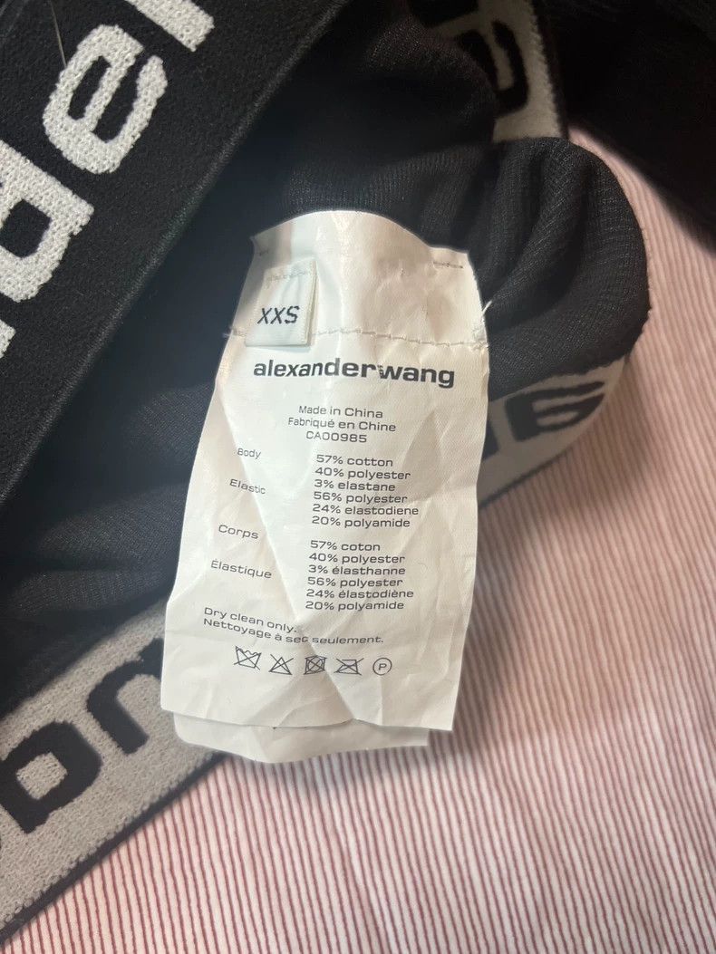 Alexander Wang Alexander Wang Black Cropped Hoodie- Size XXS / US 00 / IT 34 - 2 Thumbnail
