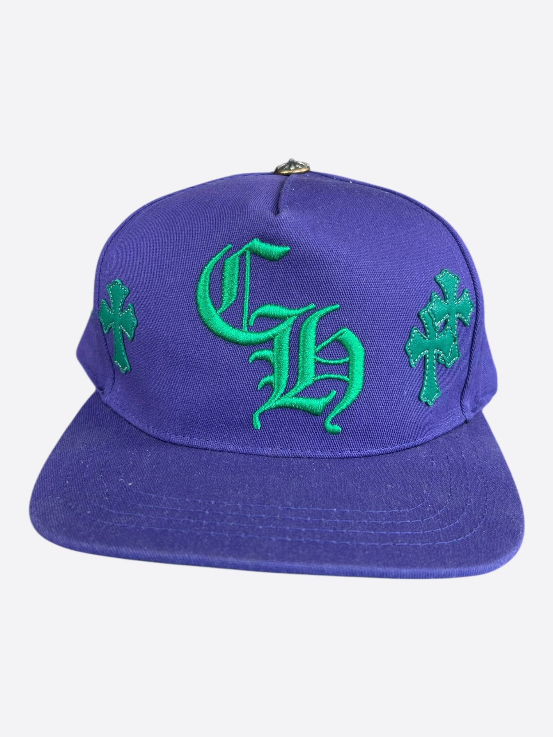 Chrome Hearts Chrome Hearts Purple & Green Cross Patch Hat Size ONE SIZE - 1 Thumbnail