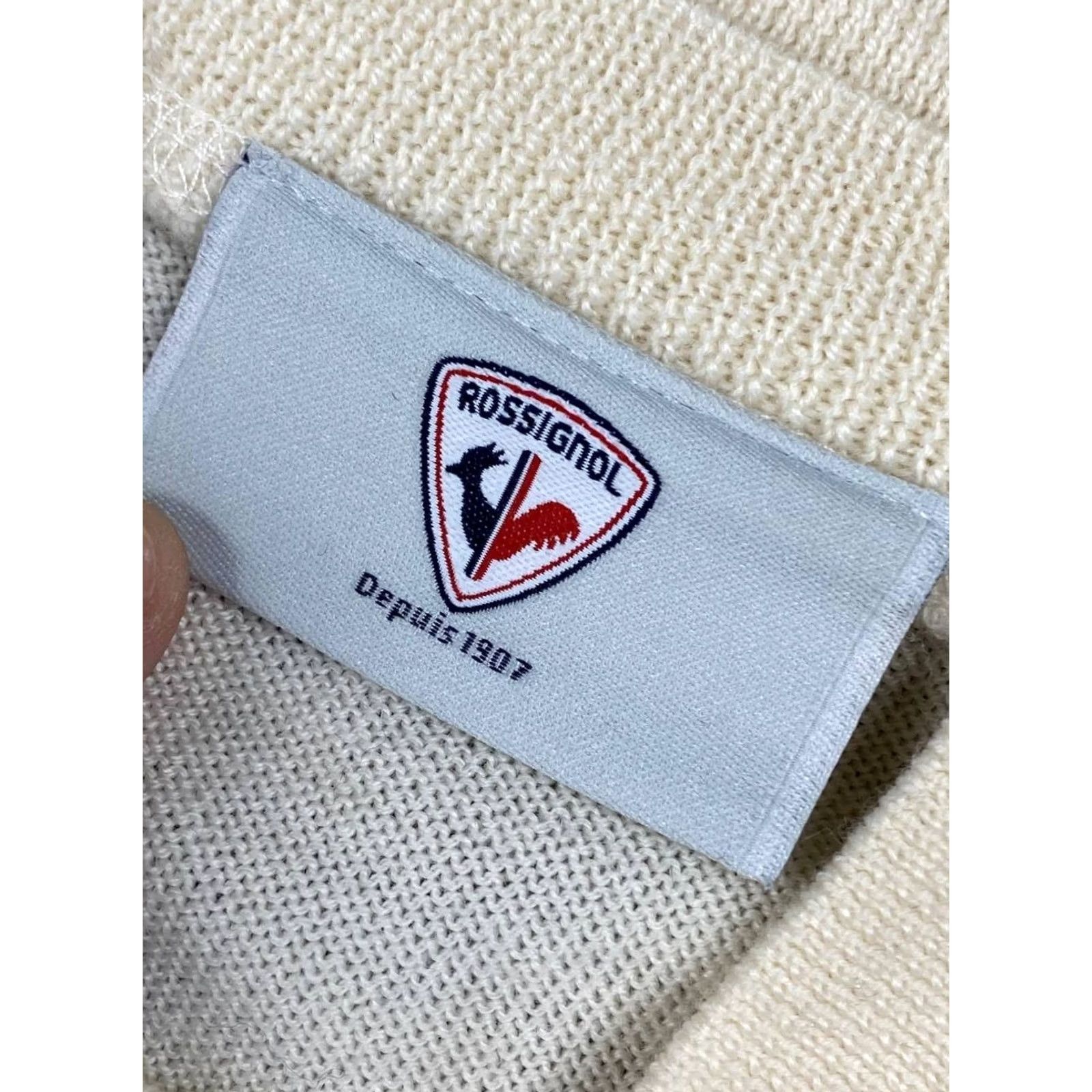 Rossignol Rossignol Castelbajac Wool Knit Sweater Logo Men Size M White Crew Neck Pullover Winter Ski Casual Vintage: No Regular Knit Size US M / EU 48-50 / 2 - 6 Thumbnail