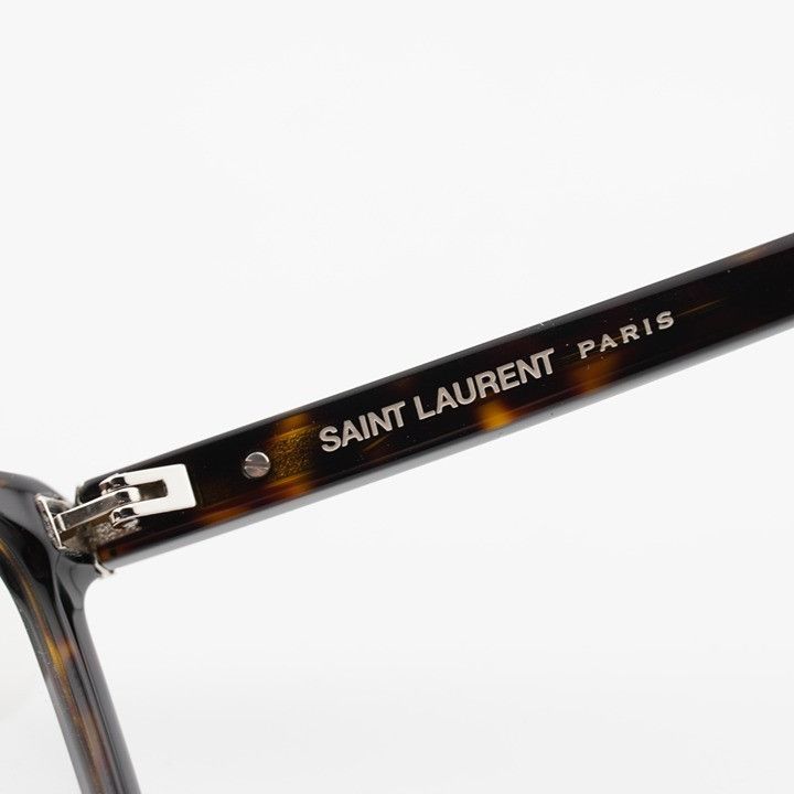 Saint Laurent Paris Saint Laurent SLM128 002 Eyeglasses Havana 53mm Square Frame Size ONE SIZE - 8 Thumbnail