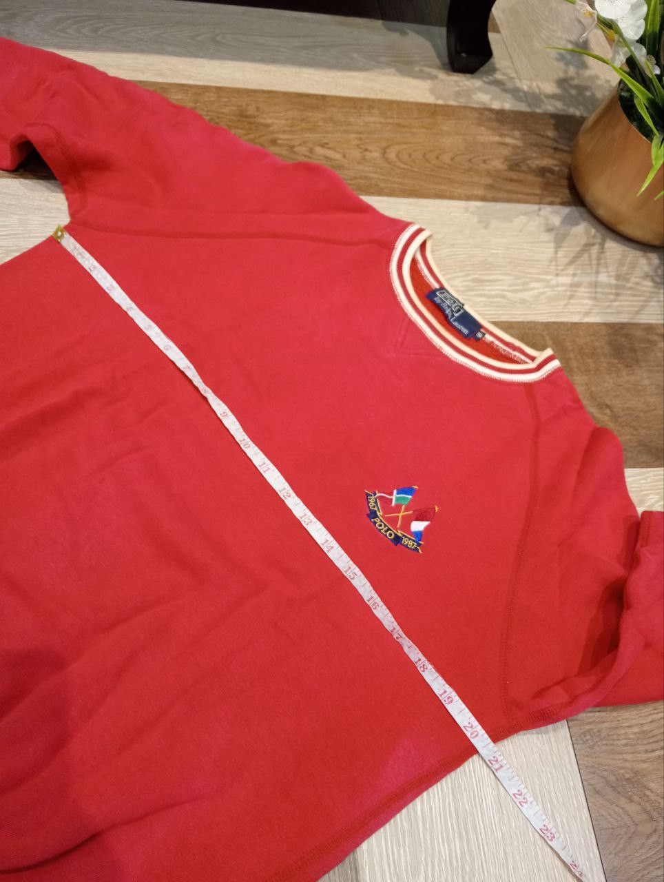 Polo Ralph Lauren POLO RALPH LAUREN VINTAGE CROSS FLAG YACHT CLUB SWEATSHIRT Size US S / EU 44-46 / 1 - 13 Thumbnail