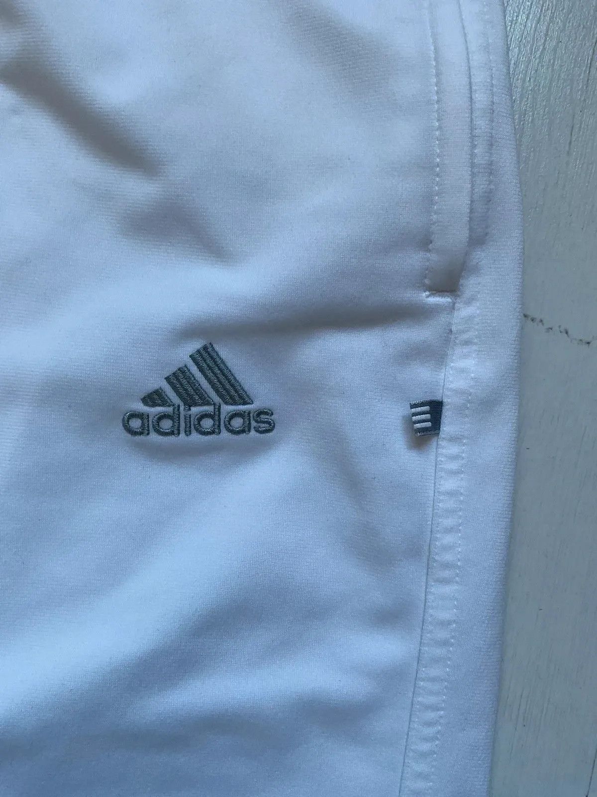 Adidas OG Adidas White Grey Pants Track Pants Open Zip Legs Vintage Size US 32 / EU 48 - 6 Thumbnail