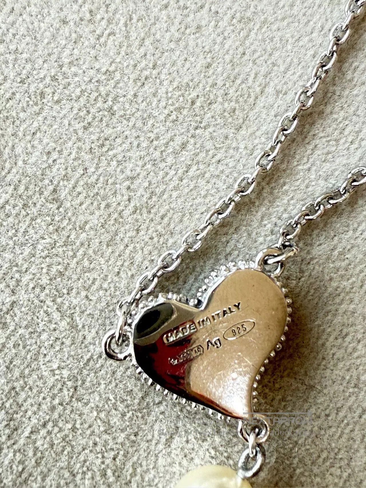 Miu Miu Miu Miu Velvet Heart Diamond Bracelet. Size ONE SIZE - 4 Thumbnail