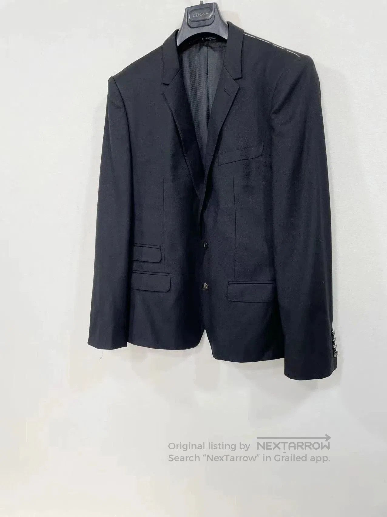 Dolce & Gabbana Dolce&Gabbana Wool Suit Jacket. Size US XL / EU 56 / 4 - 2 Thumbnail