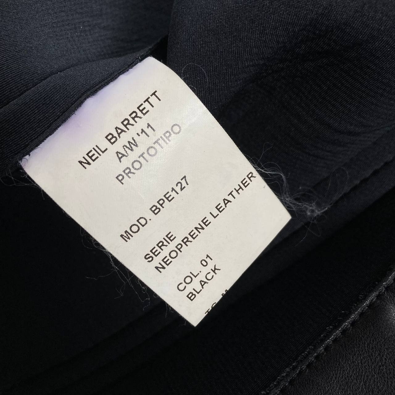 Neil Barrett Neoprene Leather Jacket Size US M / EU 48-50 / 2 - 12 Thumbnail