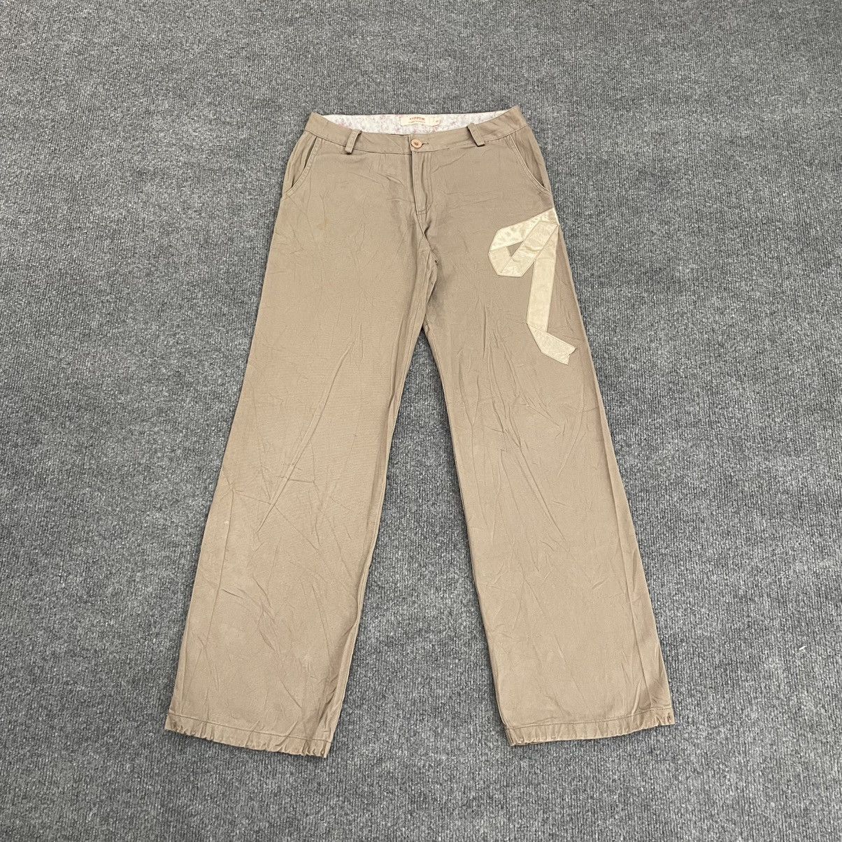 Japanese Brand ++PPFM Relaxed Pants Japanese Streetwear Size 29" - 1 Thumbnail