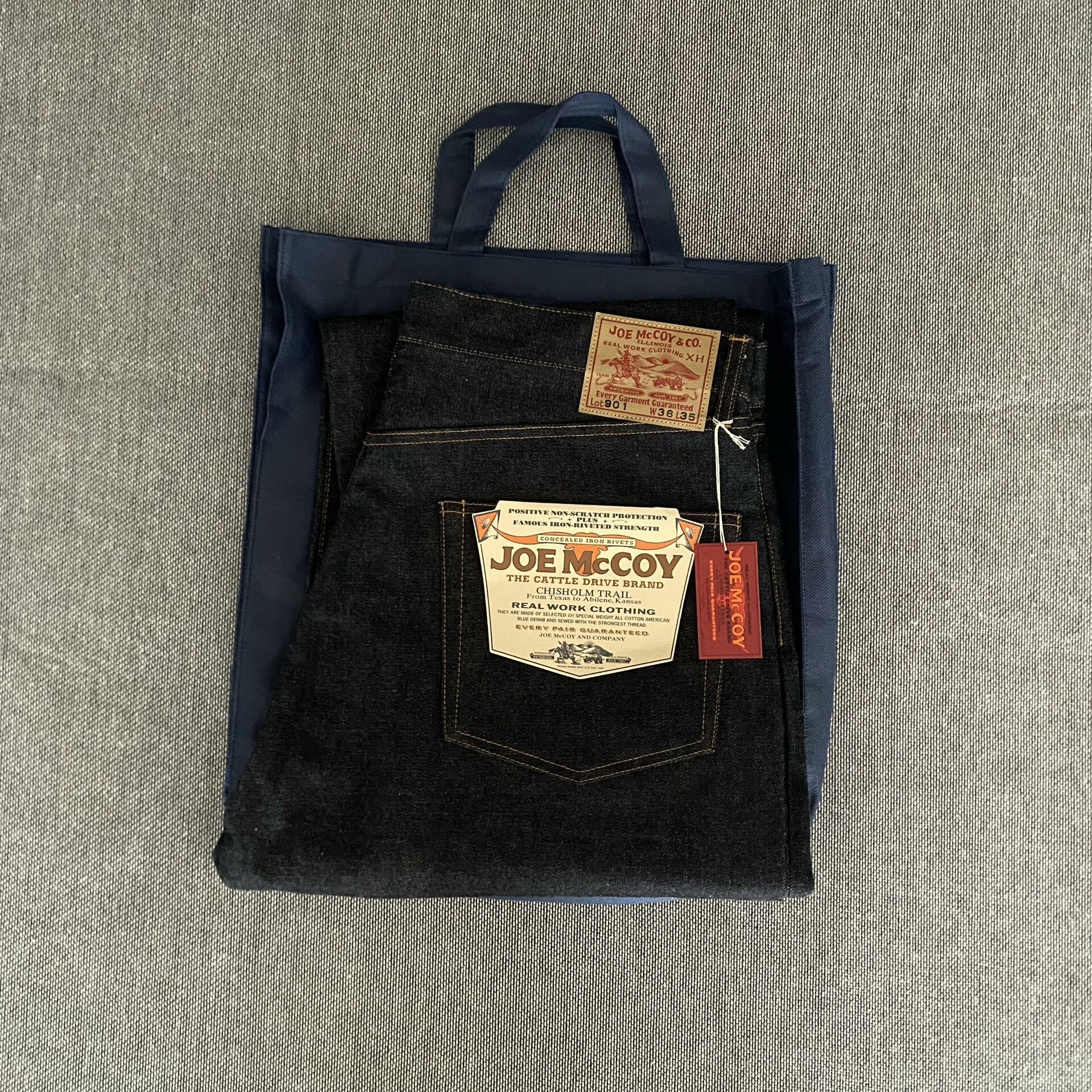 The Real McCoy's Joe Mccoy 901 Denim Jeans Size US 36 / EU 52 - 1 Thumbnail