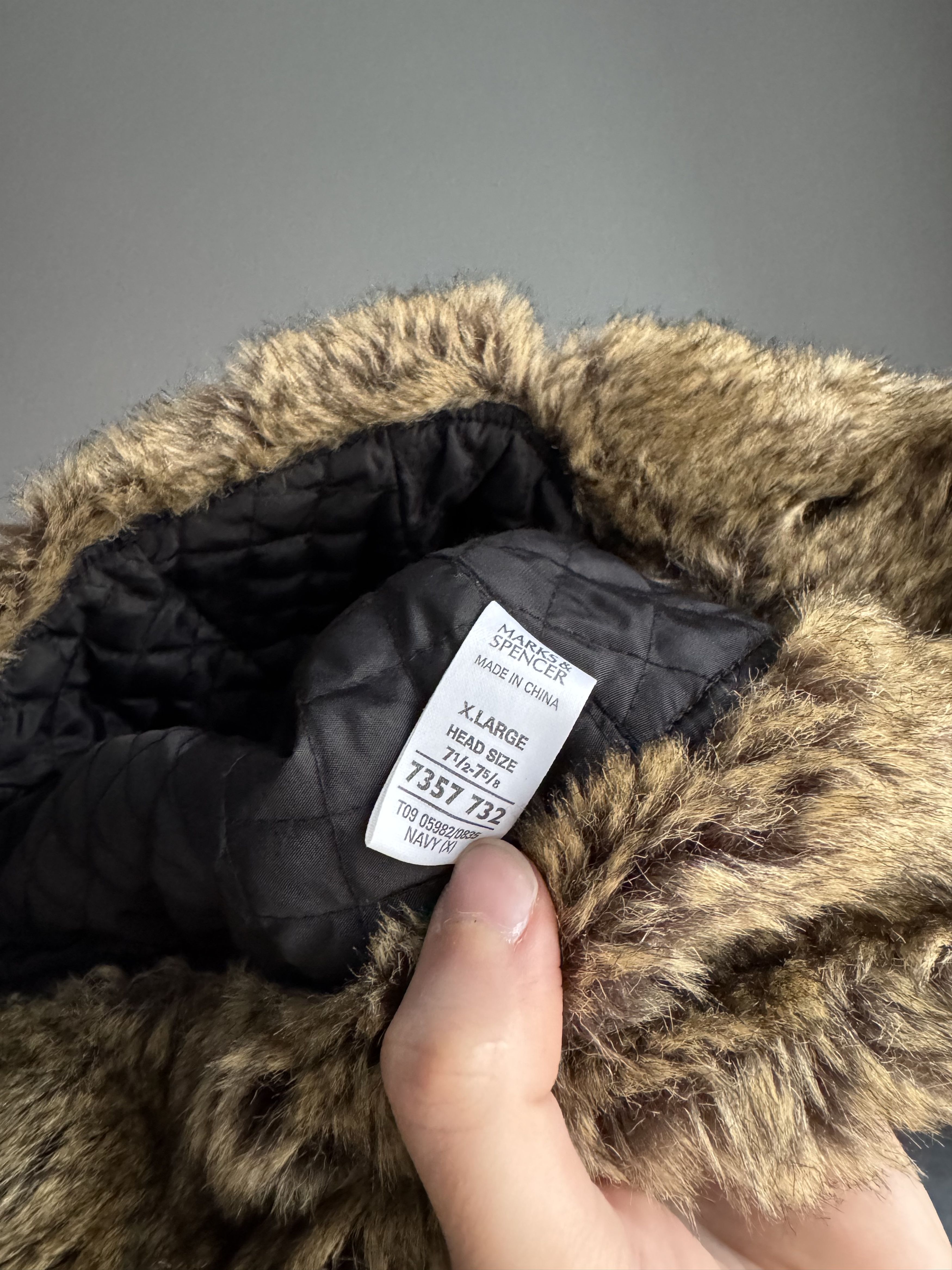 Vintage Vintage Crazy Y2K Mohair Fuzzy Trapper Hat Ushanka Huge Size ONE SIZE - 8 Thumbnail