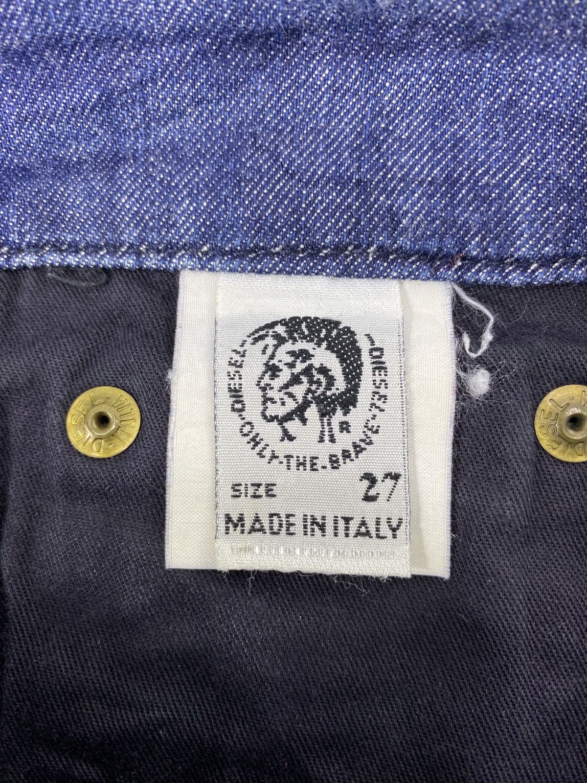 Diesel × Jean × Vintage Diesel Distressed Blue Wash Jeans - J1034 Size 28" / US 6 / IT 42 - 11 Thumbnail