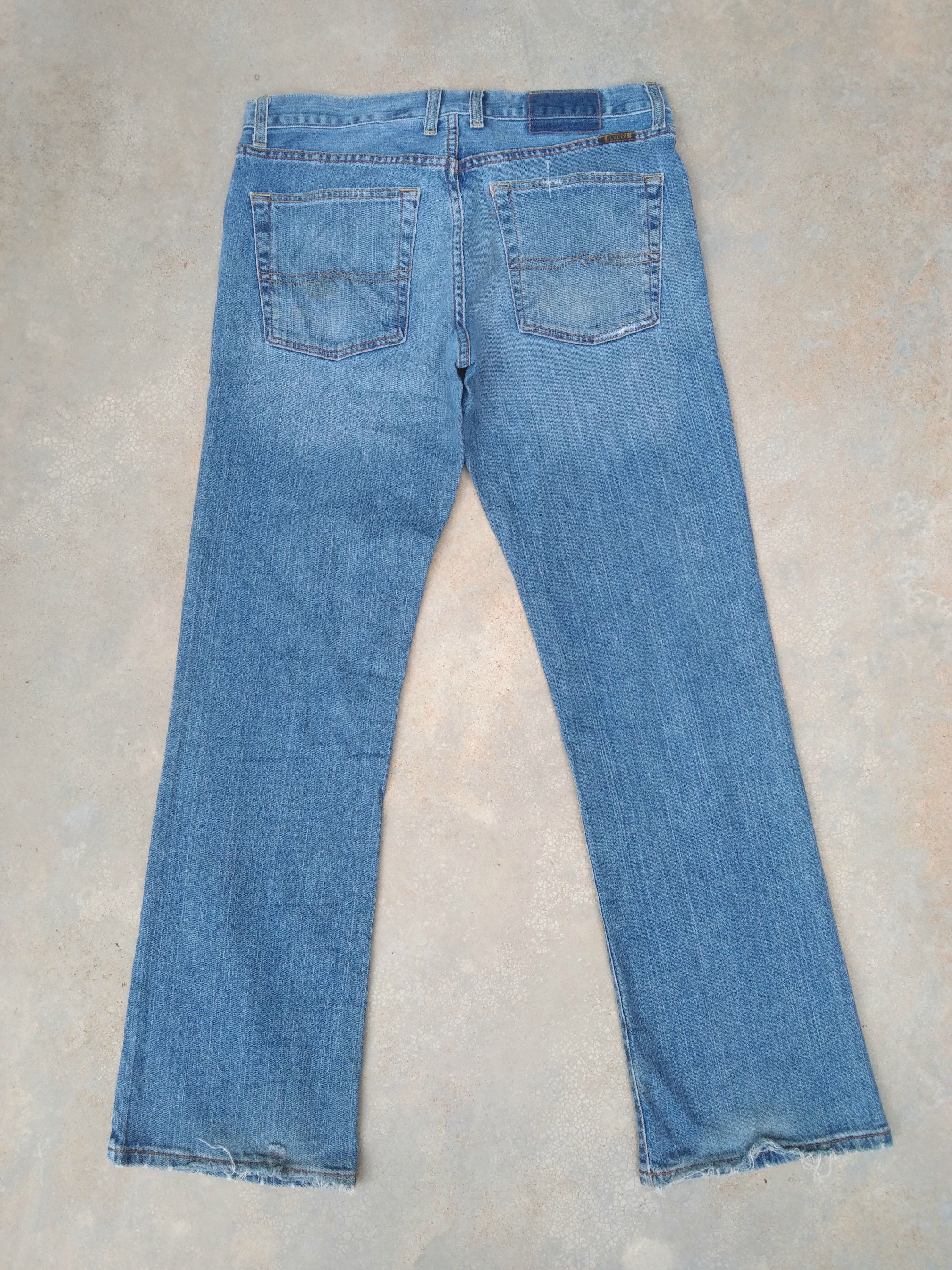 Lucky Brand Vintage Faded Blue Lucky Brand Boot Cut Jeans 33x31 Size US 33 - 2 Thumbnail