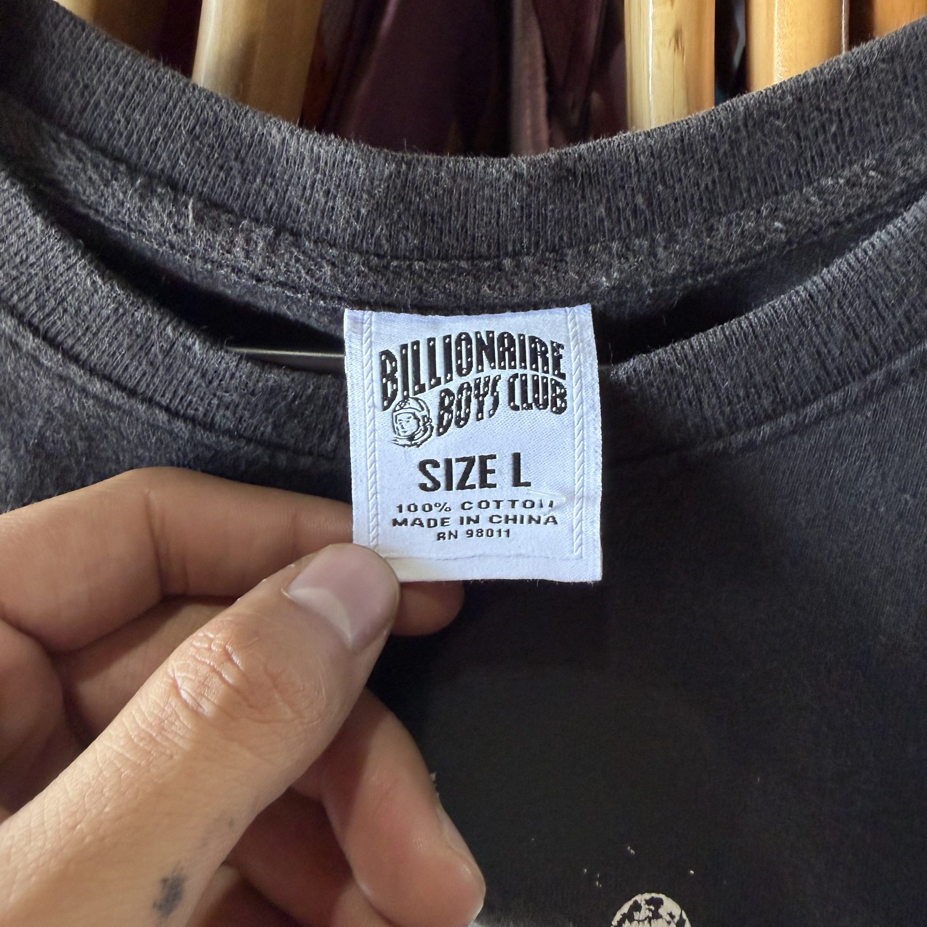 Billionaire Boys Club Billionaire Boys Club T-Shirt Mens Spellout Graphic BBC Size US L / EU 52-54 / 3 - 7 Thumbnail