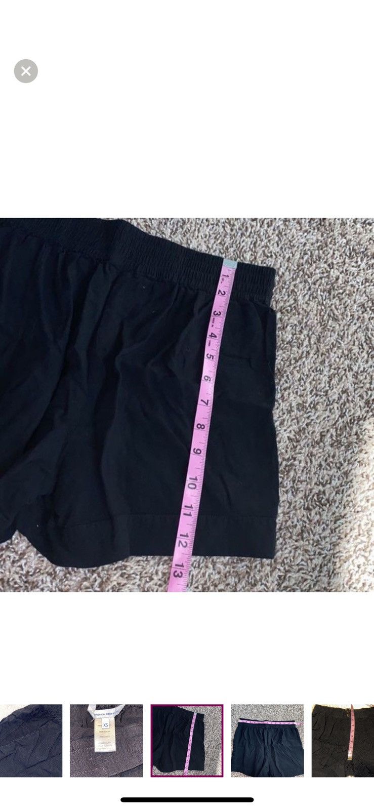 French Connection French connection XS pull on black shorts Size 25" / US 0 / IT 36 - 8 Thumbnail