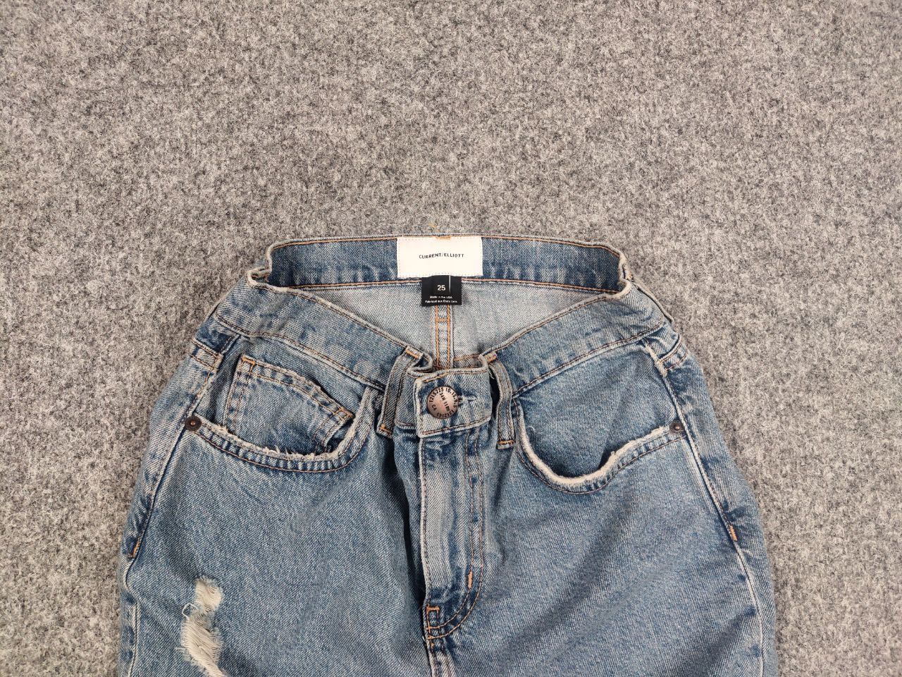 Current/Elliot Current Elliott Design mini Distressed denim Blue Skirt Size 25" / US 0 / IT 36 - 5 Thumbnail