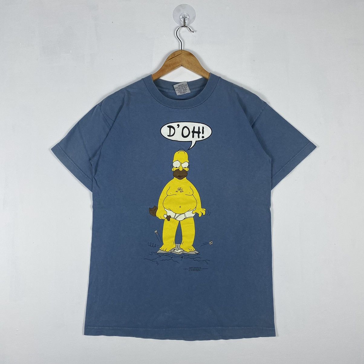 The Simpsons × Vintage BY STANLEY DESANTIS!! VINTAGE 1997 MATT GROENING CARTOON TEE Size US M / EU 48-50 / 2 - 2 Thumbnail