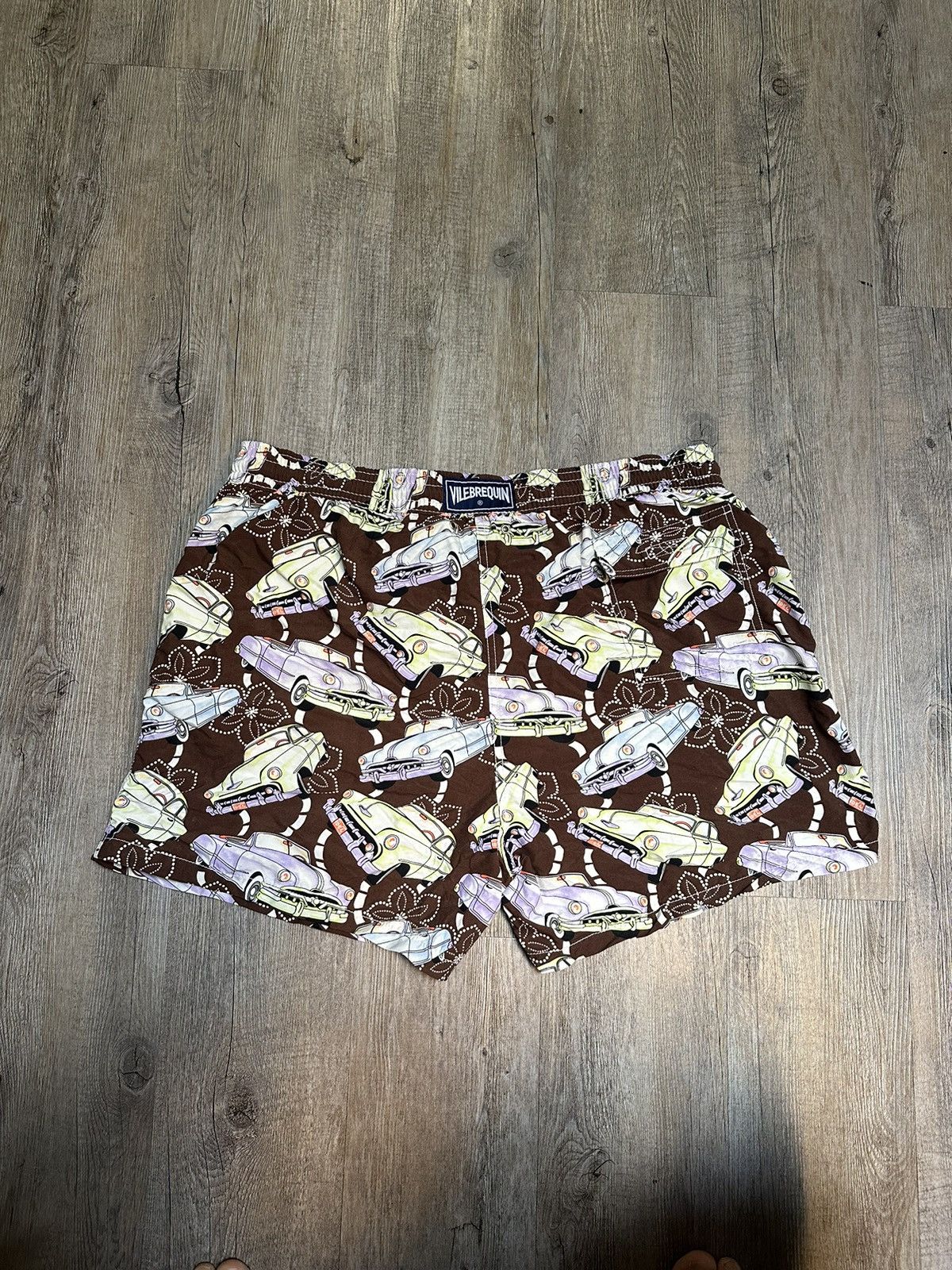 Vilebrequin Brown Vilebrequin Automobile Swimtrunks Size US 38 / EU 54 - 2 Thumbnail