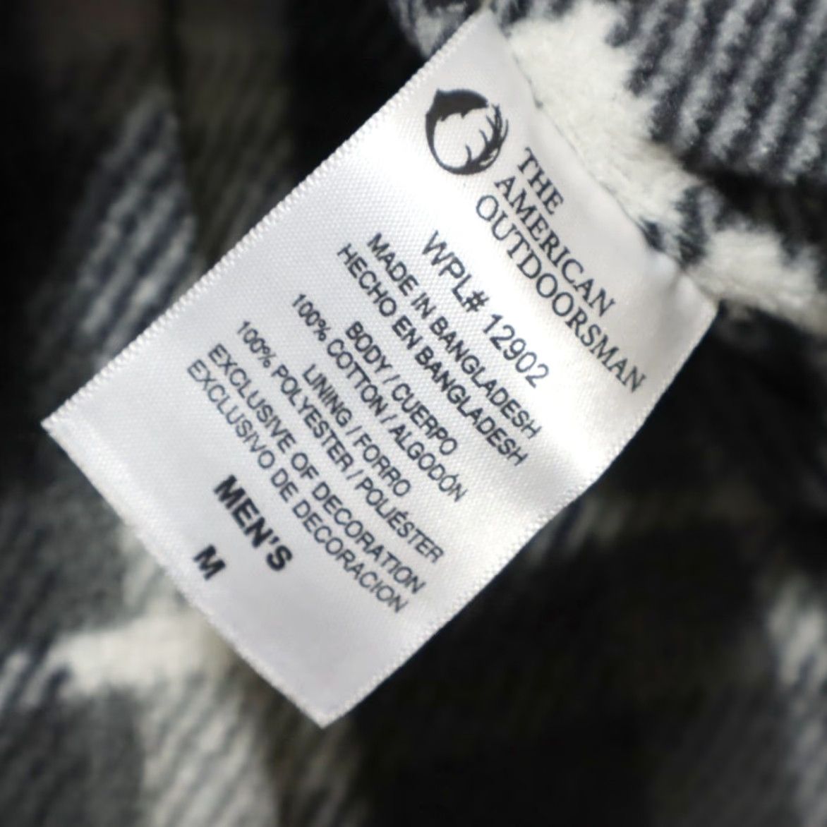 Vintage The American Outdoorsman Fleece Lined Jac Shirt Jacket Gray Men's M Size US M / EU 48-50 / 2 - 8 Thumbnail