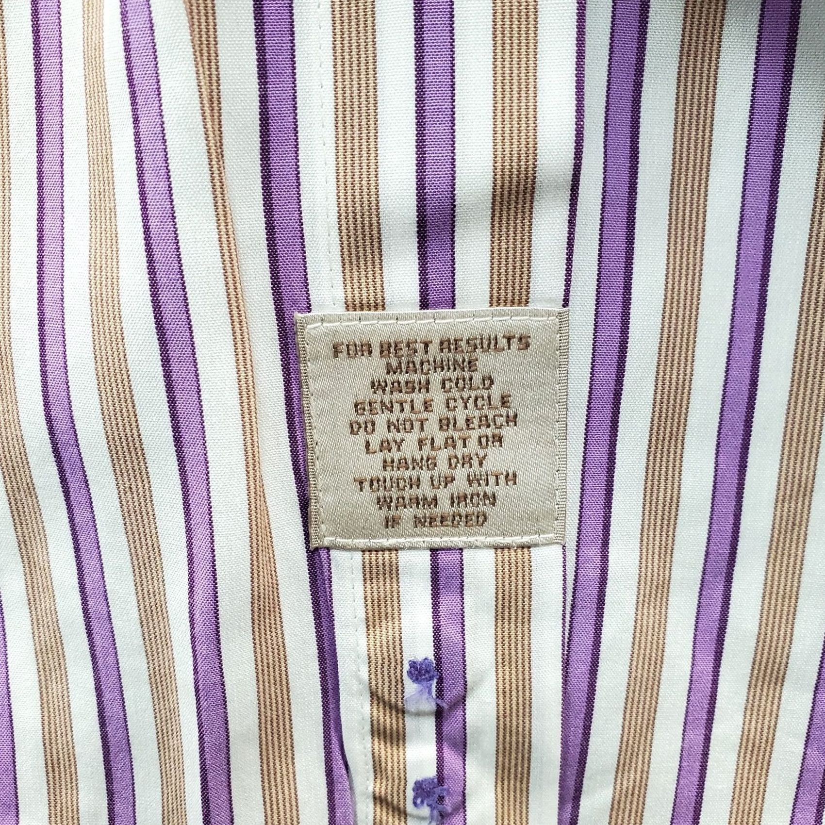 Peter Millar Peter Millar Ocvirk Shirt Mens XL Multi Striped Golf Performance Button-Up Size US XL / EU 56 / 4 - 6 Thumbnail
